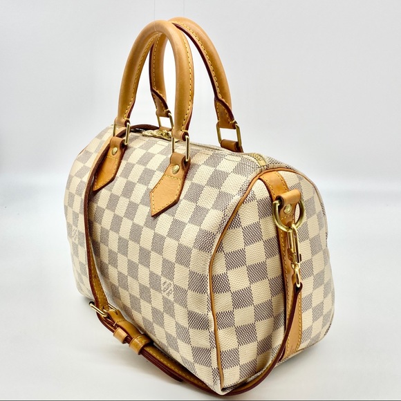 LOUIS VUITTON SPEEDY BANDOULIERE 25 DAMIER AZUR - Picture 3 of 11